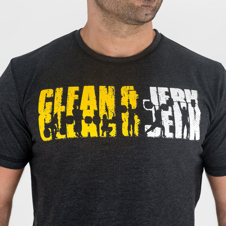 Camiseta Ecoactive (Clean & Jerk Black/Yellow)