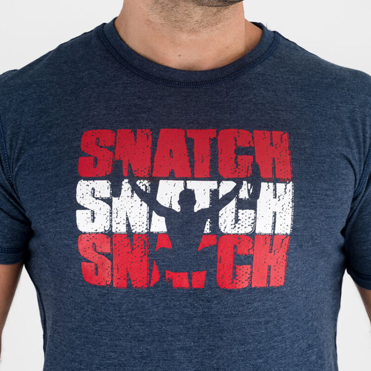 Camiseta Ecoactive (SNATCH Navy/White/Red)
