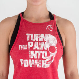 Camiseta sin mangas Ecoactive Halter (Resilience Red)