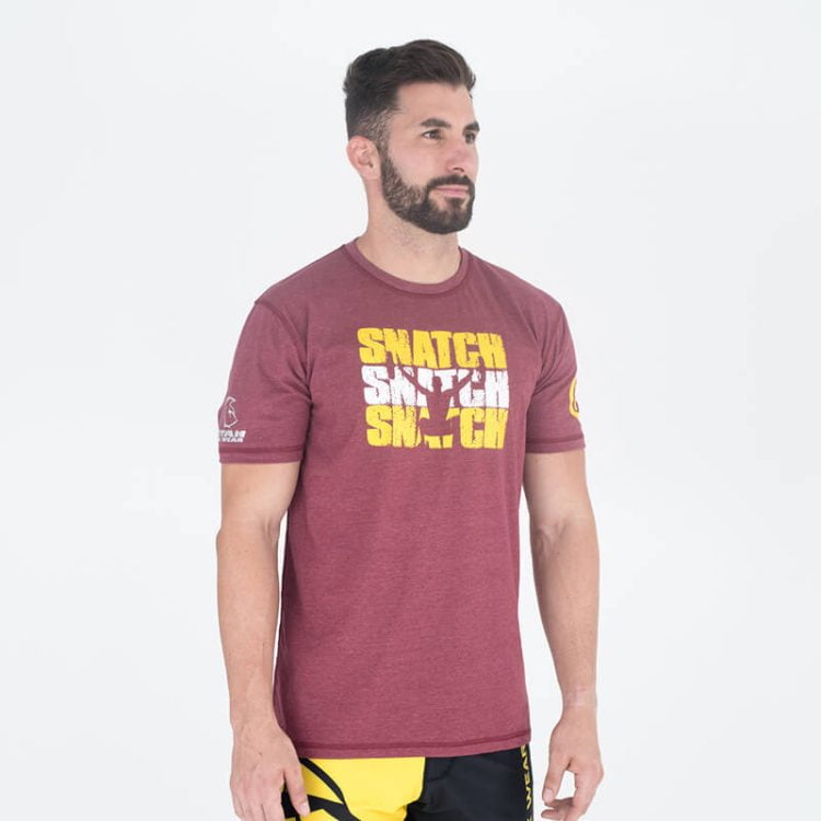camiseta-crossfit-ecoactive-snatch-crimson-yellow
