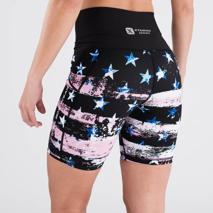 Pantalón Corto Xtamina 6" Tights <u>Cintura Alta</u> (Stardust)