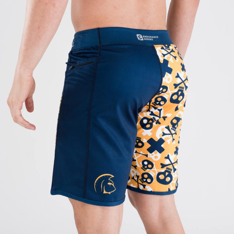 Pantalón Corto Endurance (Skull Crew Navy/Yellow)