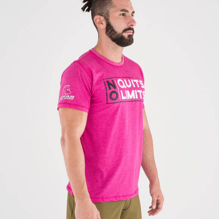 camiseta-crossfit-ecoactive-no-quits-pink