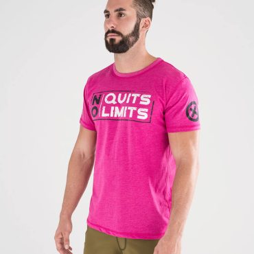 Camiseta Ecoactive (NO Quits NO Limits Pink)