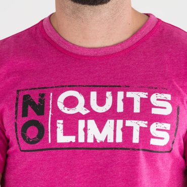 Camiseta Ecoactive (NO Quits NO Limits Pink)