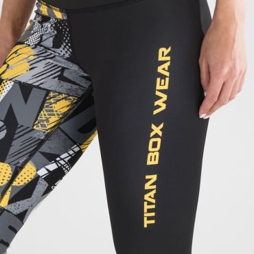 Mallas largas Xtamina Tights (WORK HARDER Yellow/Grey)