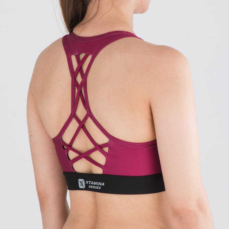 Sujetador Deportivo Xtamina Edge (Cross logo Blue)