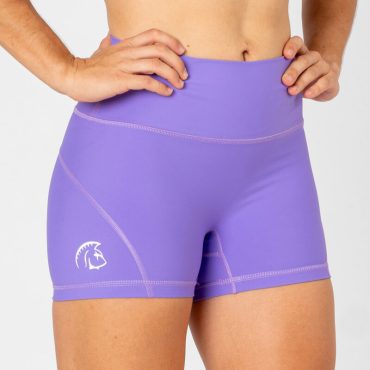 Pantalón corto AuraLux Booty Cintura Alta (Core Velvet Violet)