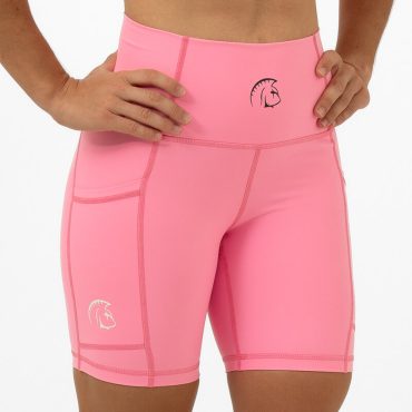 Pantalón Corto AuraLux 6" Tights Cintura Alta (Core Glory Pink)