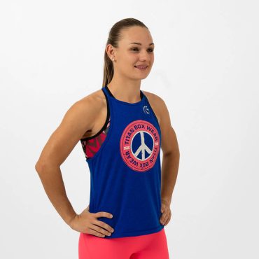 Camiseta sin mangas Halter cross training Lifting PEACE!!!