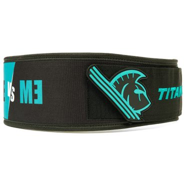 Cinturón de entrenamiento TITAN BELT II (Me vs ME Teal/black)