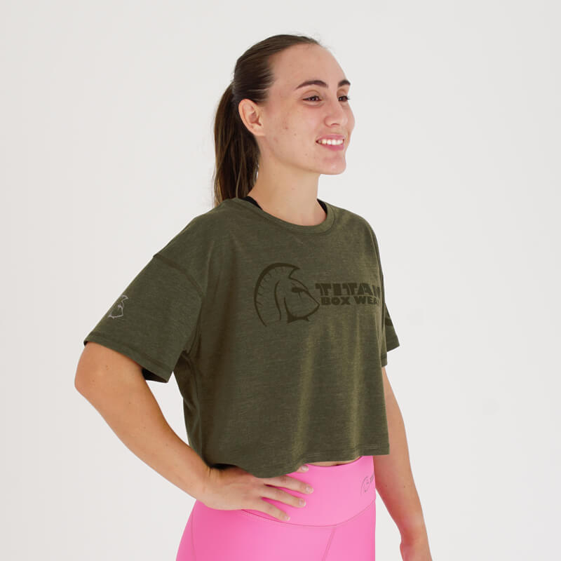 camiseta-cross-training-mujer-crop-oversize-cross-core-green