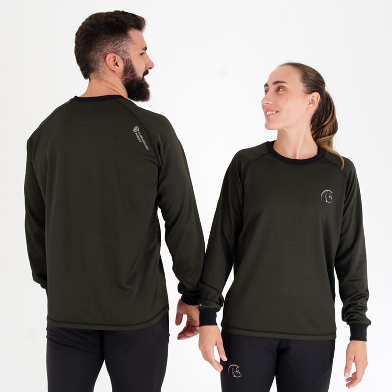 Sudadera UNISEX ClimaGuard CROSS READY (Tactical Green)