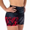Pantalón corto AuraLux II Booty Cintura Alta (Go Franny Red)
