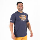 Camiseta Cross Training Ecoactive Titan Wings Navy/Yellow,,,
