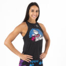 Camiseta sin mangas Halter cross training Voy a mi Ritmo Black,,,