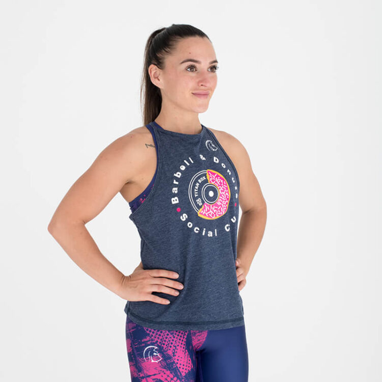 camiseta-sin-mangas-mijer-ecoactive-barbell-and-donuts-navy-pink
