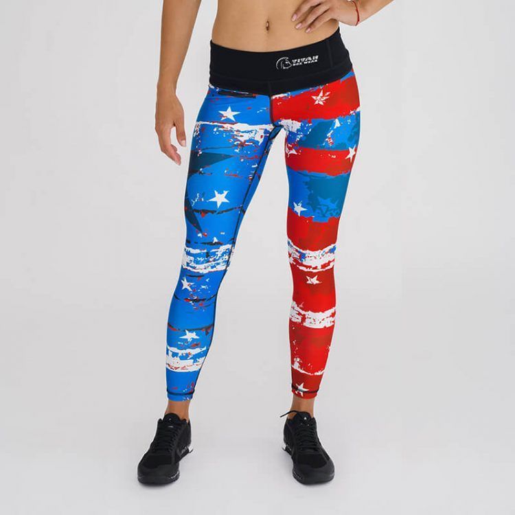 Mallas largas Xtamina Tights (Red, White and Blue)