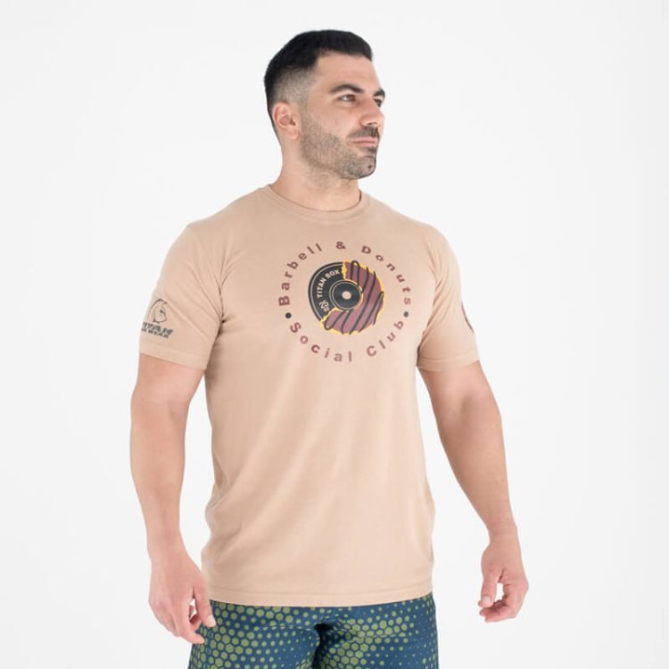 camiseta-cross-training-ecoactive-barbell-and-donuts-choco